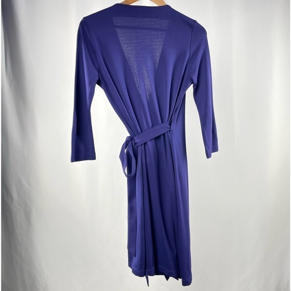 Tuckernuck Persifor 3/4 Sleeve Wrap Dress‎ in Blue Size Small - Picture 5 of 6
